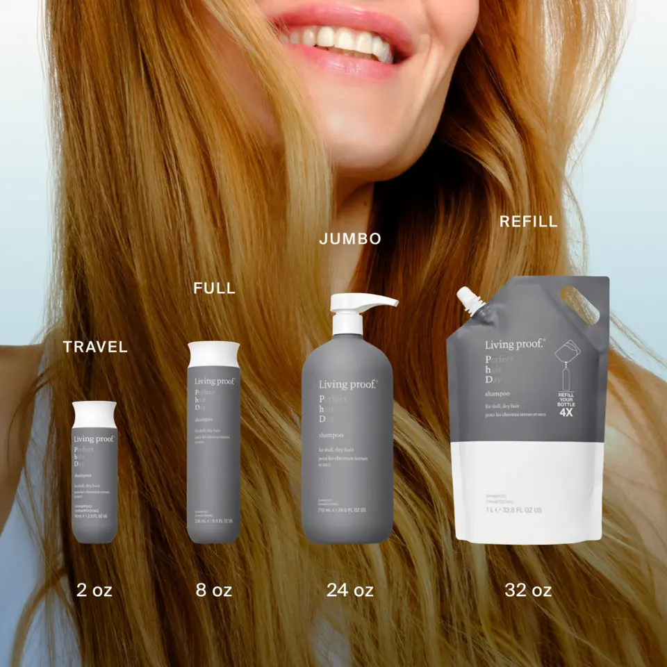 Perfect hair Day™ Shampoo Sizes