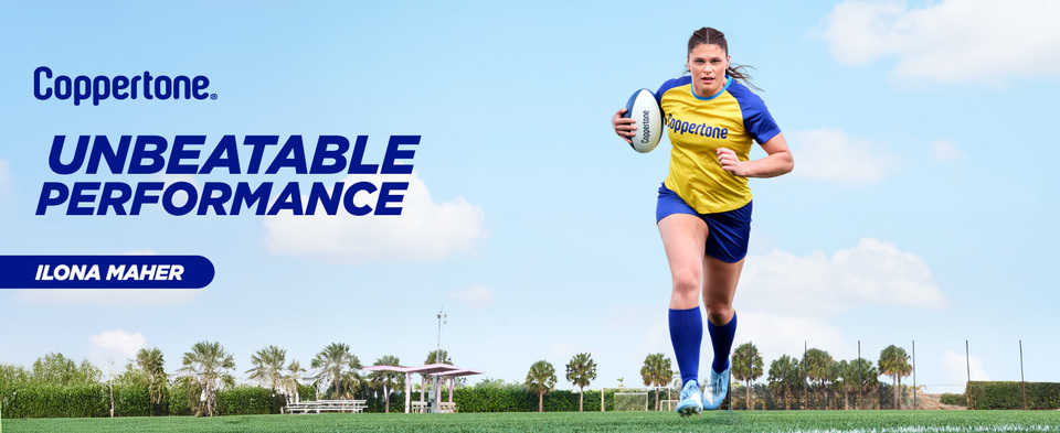 thumbnail video image 2 of Coppertone Sport Sunscreen Lotion, SPF 50 Sunscreen, 7 fl oz, 2 of 11