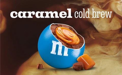 M&m's Caramel Cold Brew Stand Up Pouch 9.05 Ounces Per Bag - 9.05