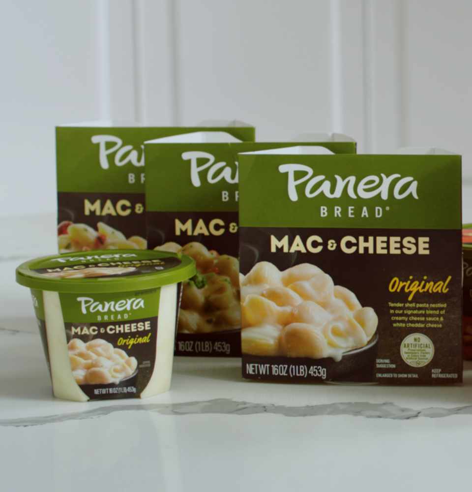 thumbnail video image 2 of Panera Bread Vegetarian Ready-to-Heat Mac & Cheese, 16 oz Cup (Refrigerated), 2 of 14