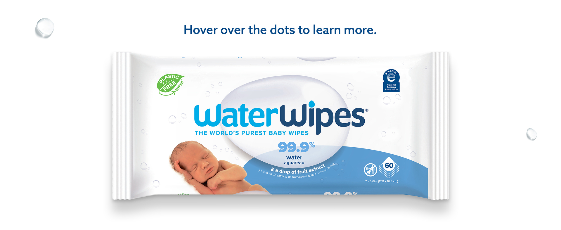 Waterwipes Sensitive Biodegradable Baby Wipes 6X60 Pack - Tesco Groceries