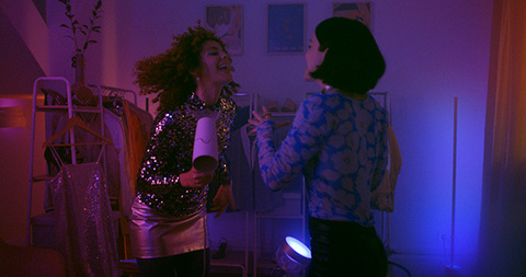 thumbnail video image 2 of Philips Hue 4" White and Color Ambiance High Lumen Recessed Downlight, White, 2 of 7