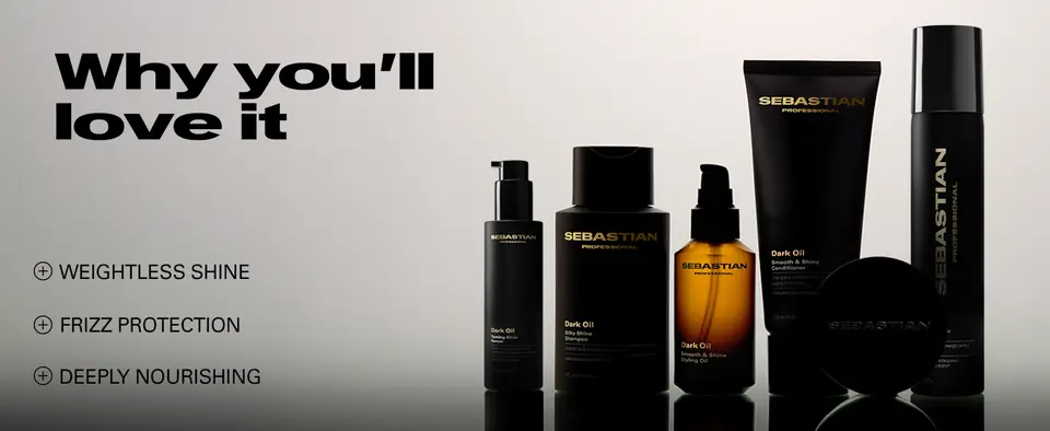 Sebastian Dark Oil weightless shine deep nourishment frizz protection