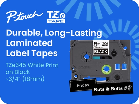 TZE345 | LabelMakersPrinters | By Brother