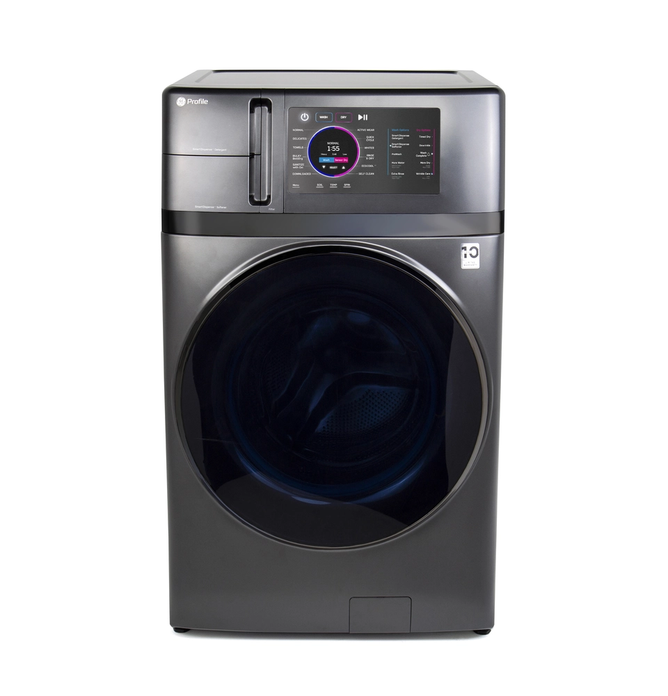 GE Profile 4.8 Cu. Ft. Carbon Graphite Washer Dryer Combo Dan s Appliance Sleep Source TV