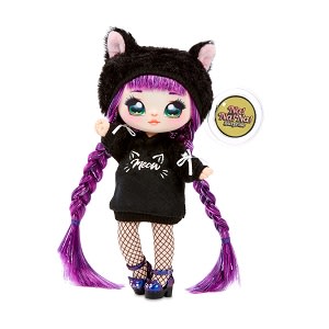 Na! Na! Na! Surprise Mini Backpack Bedroom Lizzy York Fashion Doll, Fuzzy  Purple Bear Backpack, Gift for Kids, Ages 5 6 7 8+ Years