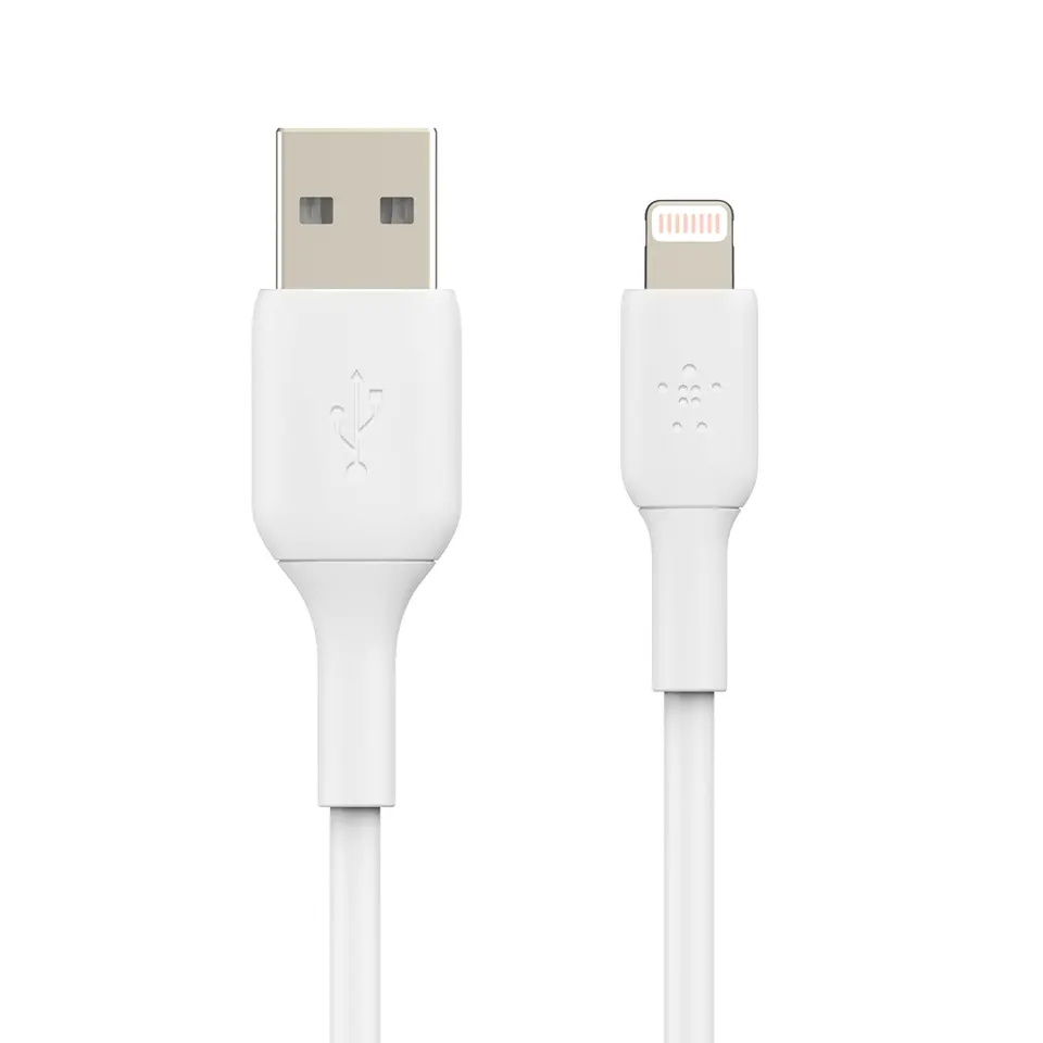 Belkin CAA001BT3MWH Lightning to USB Data Transfer Cable 9.84' White - Thumbnail 4