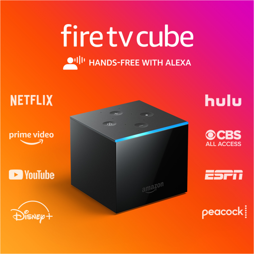 Fire TV Cube (2nd Gen) - Digital multimedia receiver - 4K - 60 fps -  HDR