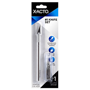 X-ACTO - Stainless Steel Hobby Knife with 3 Blades - 37756079 - MSC  Industrial Supply
