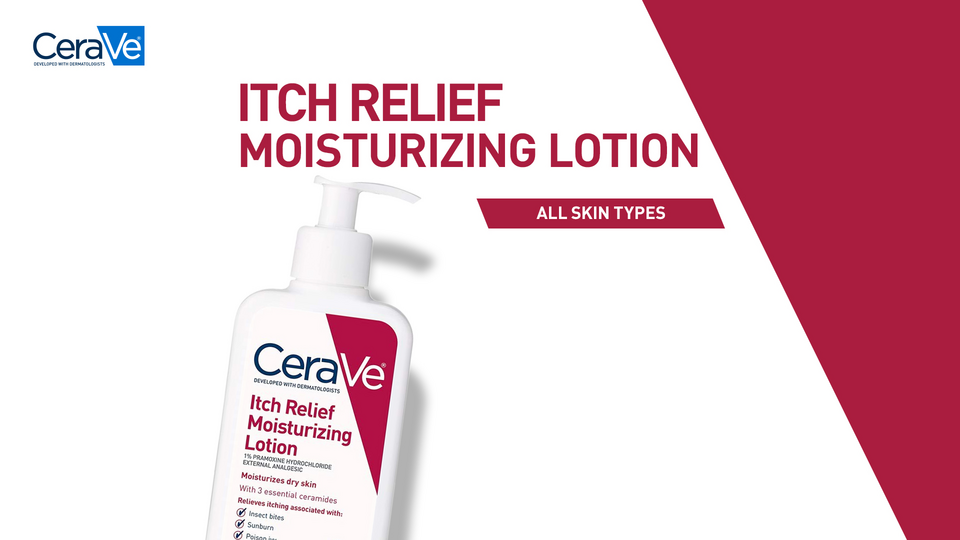 thumbnail video image 2 of CeraVe Itch Relief Moisturizing Body Lotion, Steroid-Free Treatment for Dry & Itchy Skin 8 oz, 2 of 11