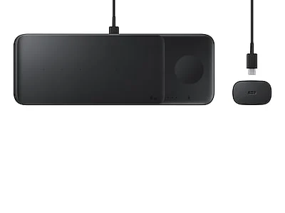 Samsung Wireless Charger Pad Trio in Black