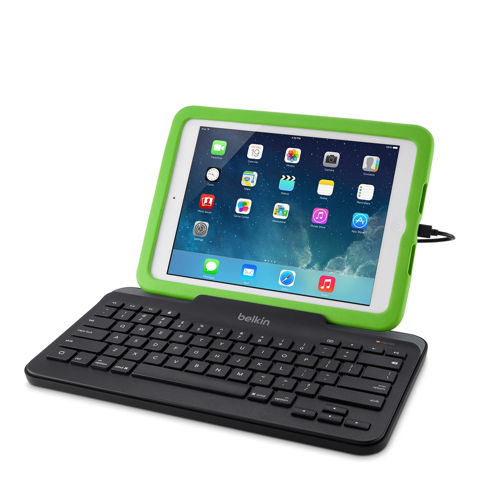 Belkin™ Wired Keyboard With Stand and Lightning Connector For iPad