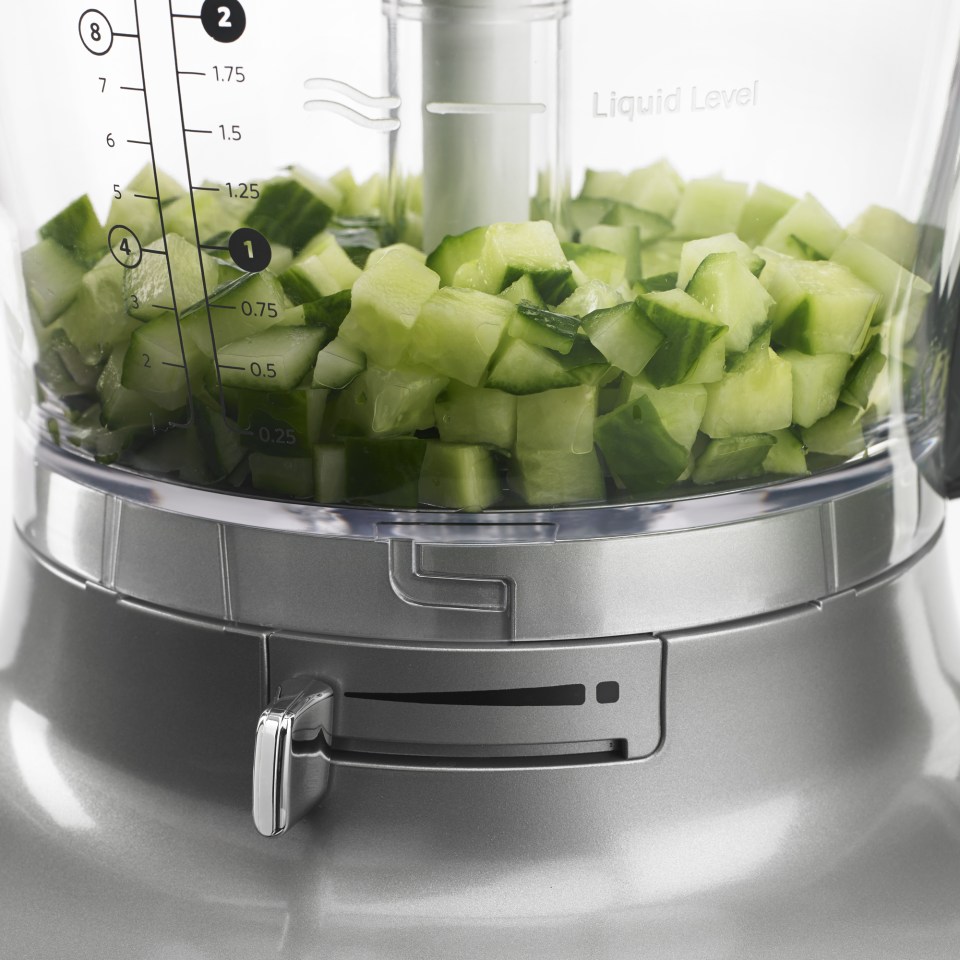 KitchenAid Food Processor with Commercial Style Dicing Kit, Silver