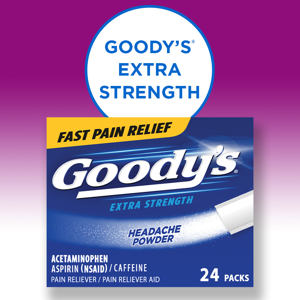 Goody's Extra Strength Headache Powder, Mixed Fruit Blast Flavor, 24