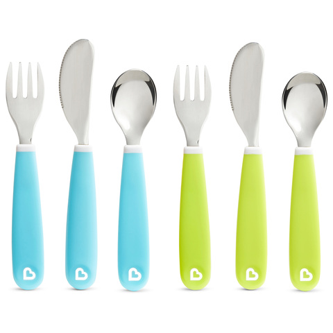 Mother Baby Supplies Kids Utensil Fork Spoon Banana Silicone