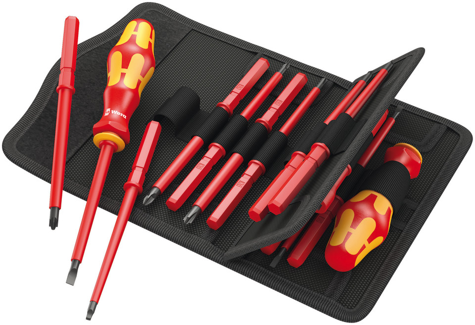 Color : Red Screwdriver Set 1 set 1/4 Inch Hex Shank Drive Screwdriver Bit Commonly Used Screw Driver Bits And Adapter With Holder