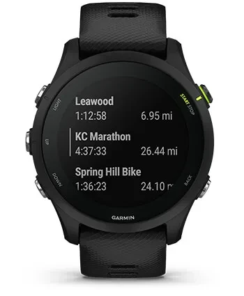 Garmin Forerunner 255 Music Smartwatch, Black - GPS, Training Tips