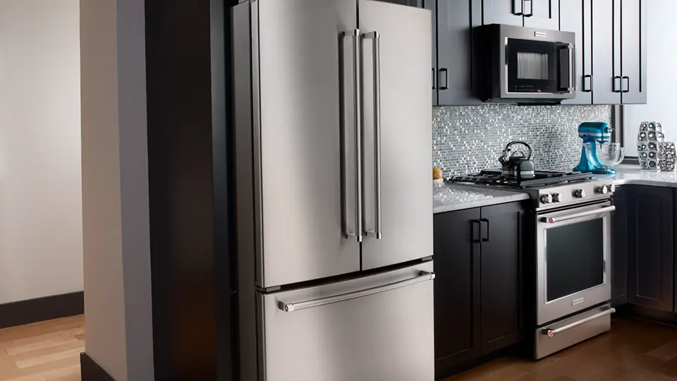 Shop Kitchenaid® 22 cu. Ft. 33-Inch Width Standard Depth French