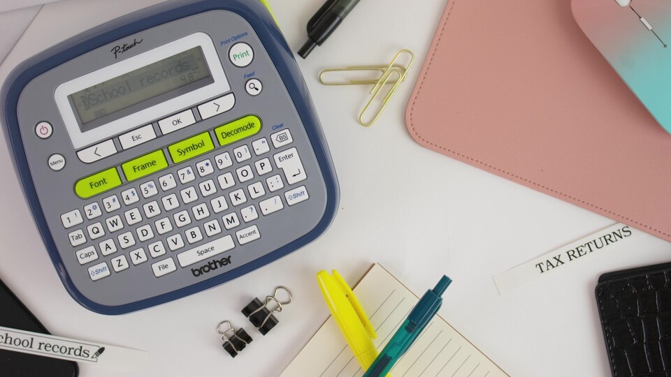 Brother PTouch PTD200G Home & Office Label Maker, Easy to Use