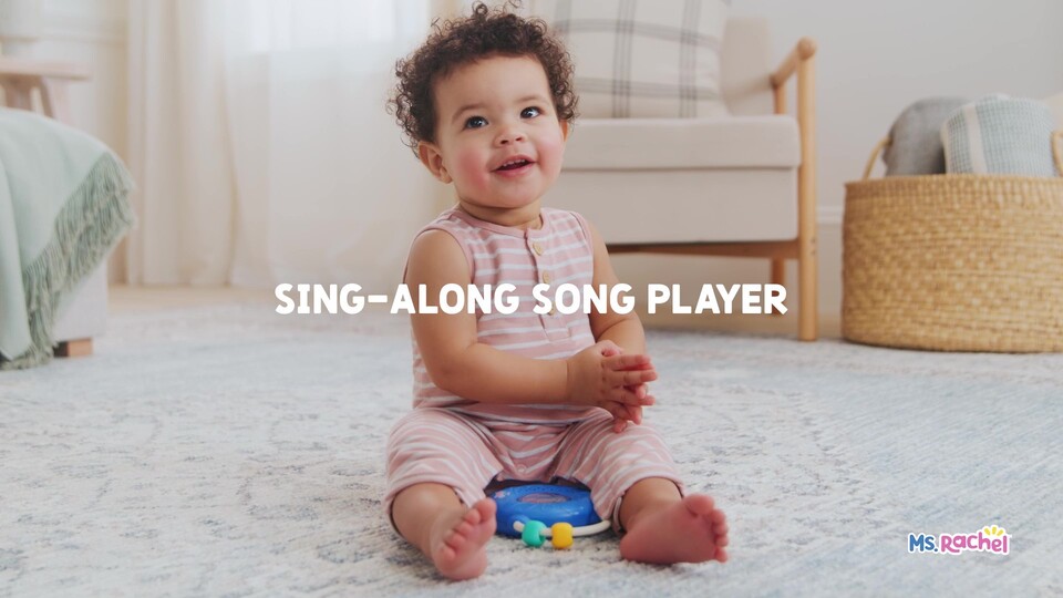 thumbnail video image 2 of Ms. Rachel Electronic Sing-Along Song Player with 14 Musical Sounds, Kids Ages 1+, 2 of 12