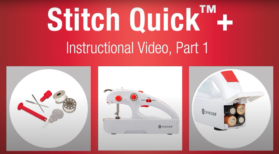 SINGER Stitch Quick Plus Cordless Handheld Portable Mending