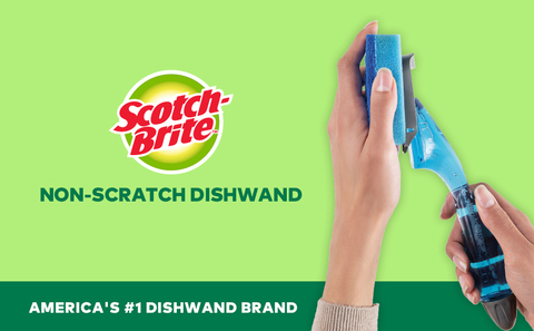 Scotch-Brite™ Non-Scratch Dishwand Refills 483-12-RSC-RRP, 2/Pack
