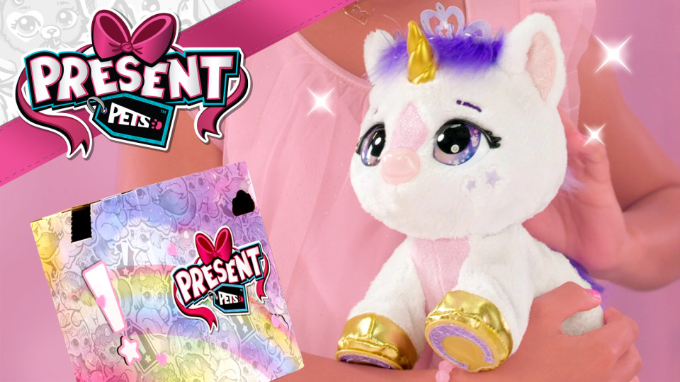 Present Pets Unicorn & Bonus Comb, Walmart Exclusive (Style May Vary