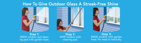 Windex Outdoor All-in One Glass Cleaning Tool Starter Kit