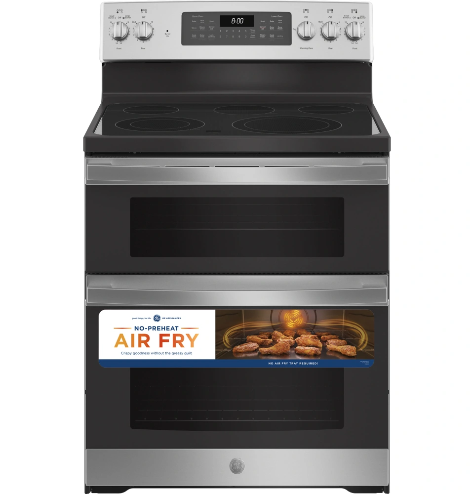 Ge double wall oven electric range top