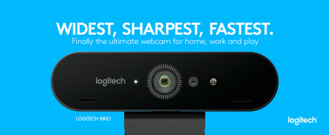 Logitech Brio 4K Webcam, Ultra 4K HD Video Calling, Noise-Canceling mic, HD  Auto Light Correction, Wide Field of View, Works with Microsoft Teams,  Zoom, Google Voice, PC/Mac/Laptop/Macbook/Tablet 