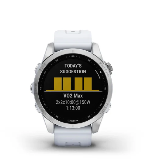 Garmin fenix 7S 42mm Multisport GPS Smartwatch, Silver with