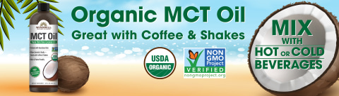 Organic MCT Oil – Great with Coffee & Shakes!