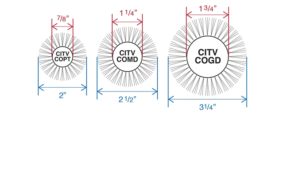 Barrel &amp; Bristle Diameters