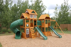 Kidkraft paramount wooden playset deals