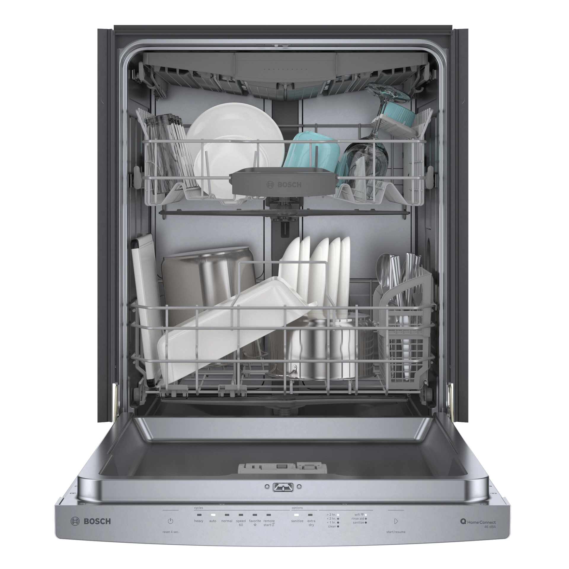 Bosch 300 Series Smart Dishwasher with PureDry® and Third Rack