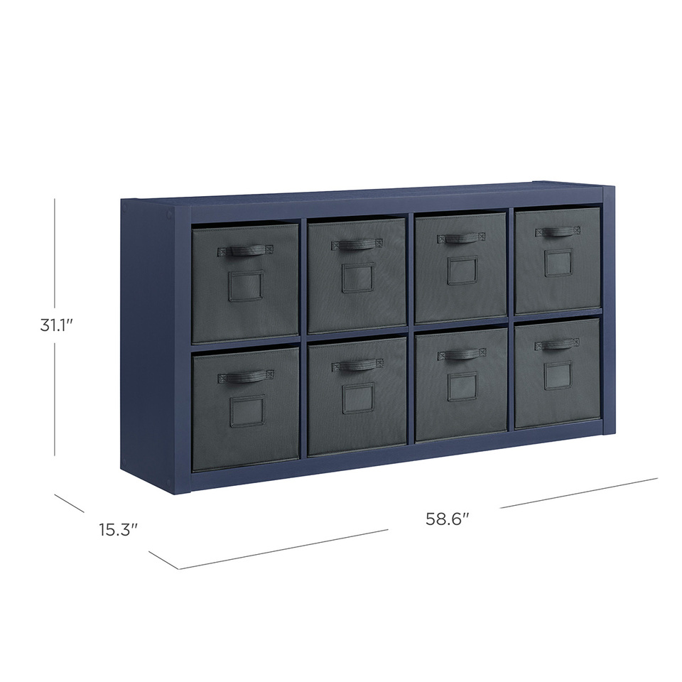 image of room divider in horizontal orientation on white background with dimensions in inches: 58.6 x 15.3 x 31.1 in