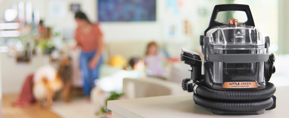 thumbnail video image 3 of BISSELL Little Green HydroSteam Pet 3605, 3 of 9