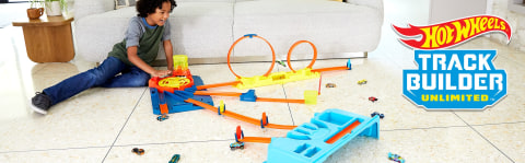 Hot Wheels Track Builder Unlimited Rapid Launch Builder Box, for Kids 6  Years & Up 