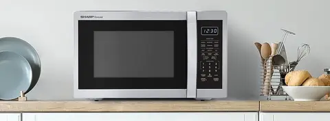 1.4 cu. ft. 1100W Stainless Steel Countertop Microwave Oven