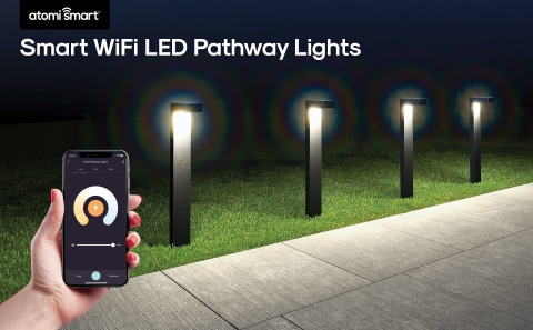 Atomi Smart WiFi LED Pathway Lights 4-Pack