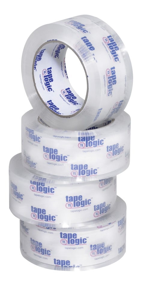 Universal Quiet Tape Box Sealing Tape, 48mm x 100m, 3 Core, Clear