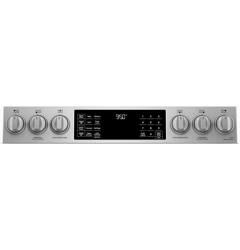 Café™ 30 Smart Slide-In, Front-Control, Gas Double-Oven Range