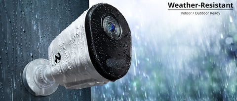 Add On Wired IP 4K+ 12MP Deterrence Dome Camera with 2-Way Audio