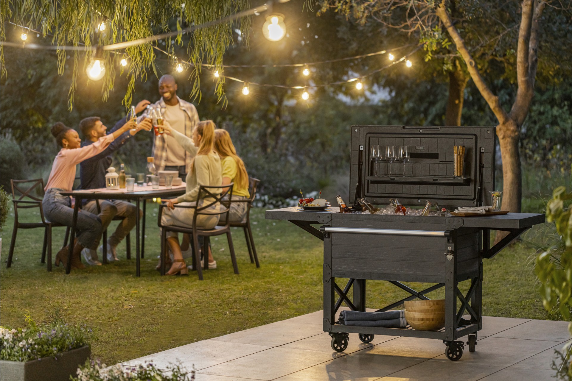 Keter Patio Cooler & Beverage Cart Homesmartcamera