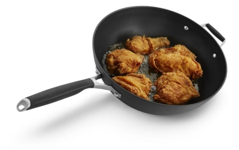 Select by Calphalon Hard-Anodized Nonstick Jumbo Fryer, 12 in - Food 4 Less