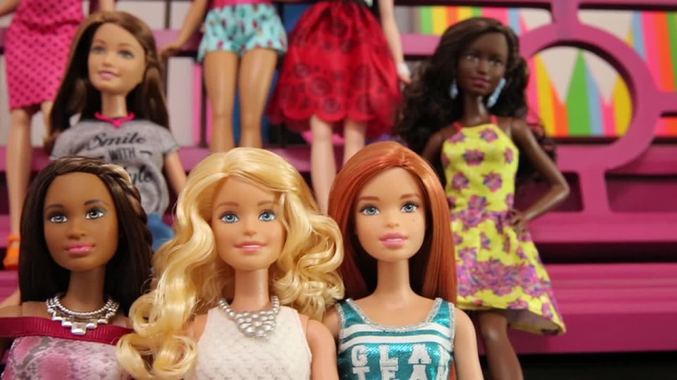 lot of 2 plus size Curvy Barbie tan brunette blond hispanic body positivity