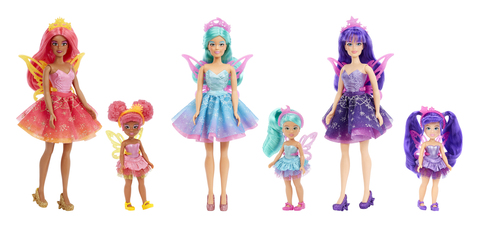 MGA's Dream Ella Color Change Surprise Fairies Celestial Series Doll -  Yasmin, Sun Inspired Fashion Doll Fairy with Iridescent Sparkly Wings,  Tiara 