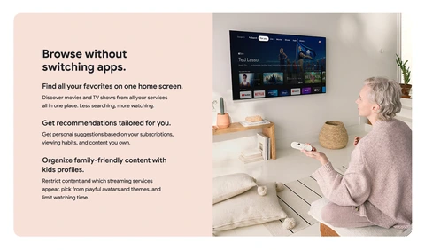 Google Chromecast - 4K HDR Streaming Device with Internet