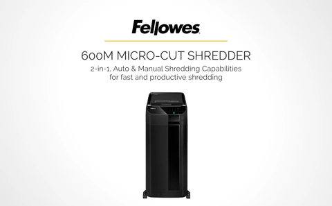 T*A様 【A4用紙600枚を自動で処理】Fellowes AutoMax600 A4 オートフィード マイクロクロスカットシュレッダ-（83L/最大