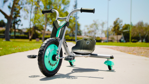 Razor RipRider 360 Mini - Teal, 360 Degrees Caster Tricycle